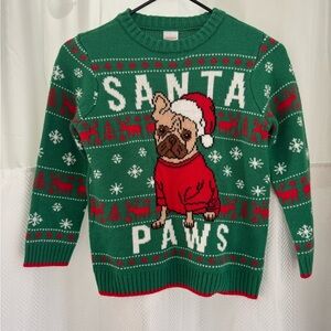 Holiday Time Green Knit Holiday Sweater